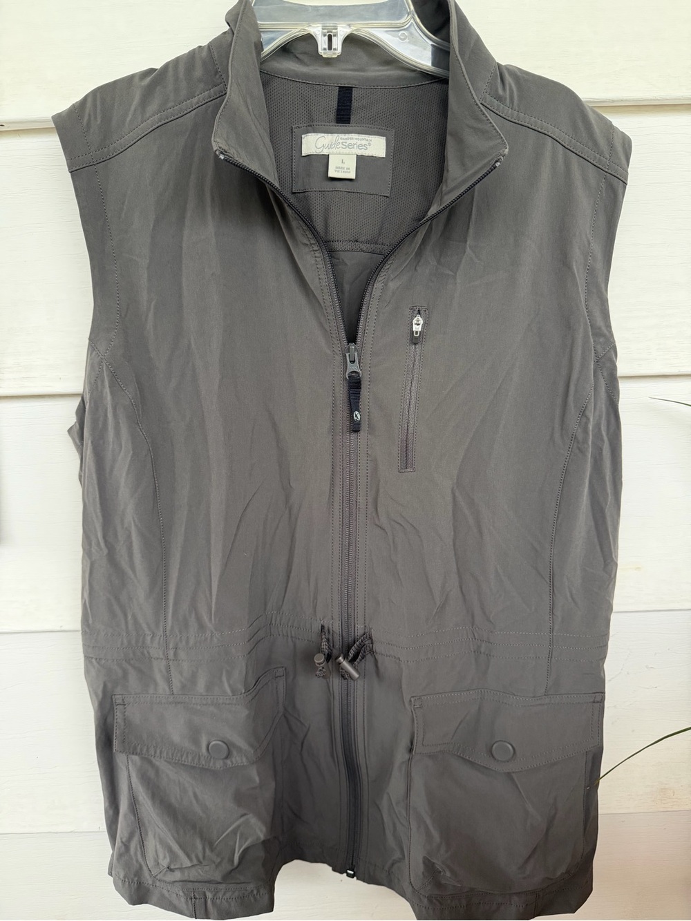 Gander Mountain Guide Series Gray Utility Stretch Vest Women's Large